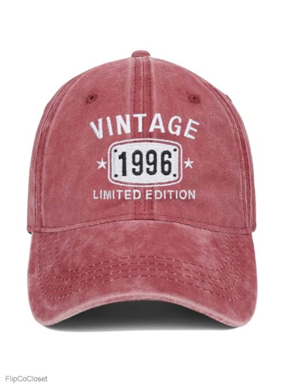 30th Birthday Baseball Cap Distressed Denim Adjustable Unisex Gift